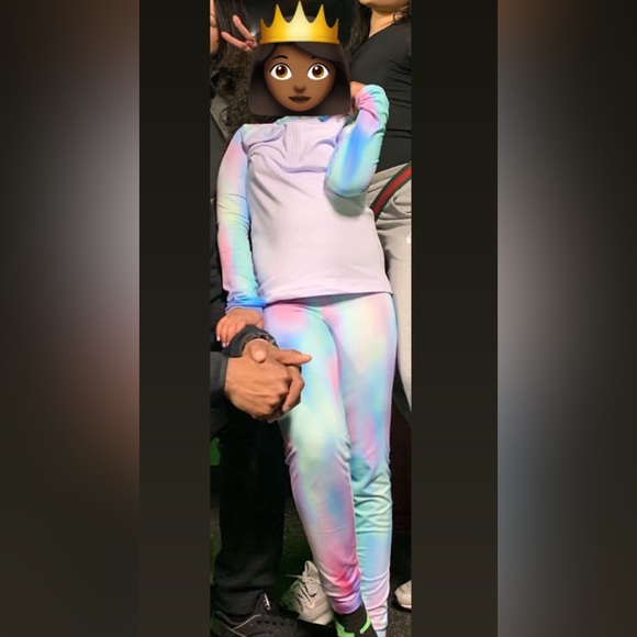 NIKE FIT GIRLS DOPE PASTEL SUIT - Picture 2 of 3